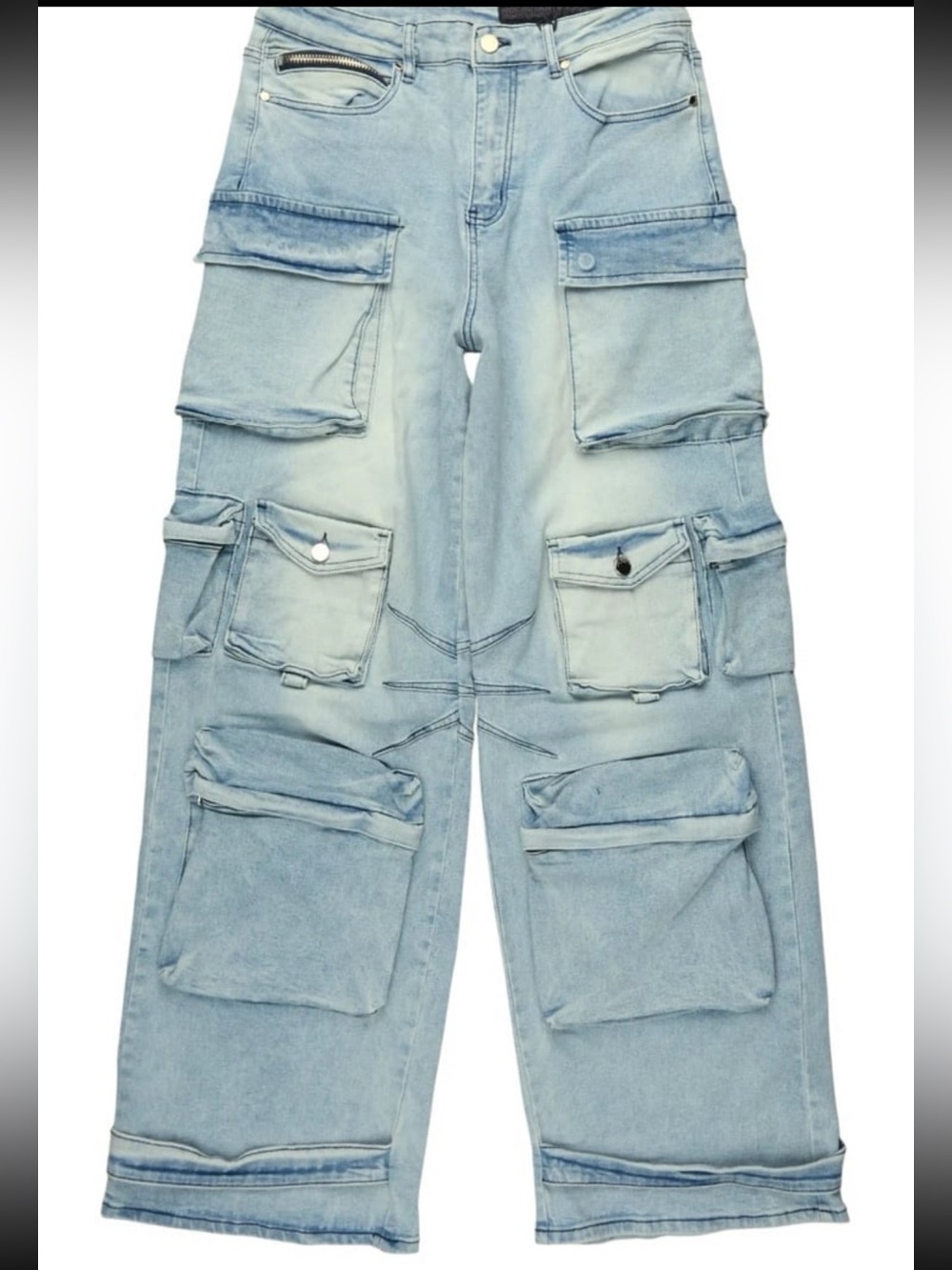 Baggy Denim Cargo Jean - Picture 2 of 11
